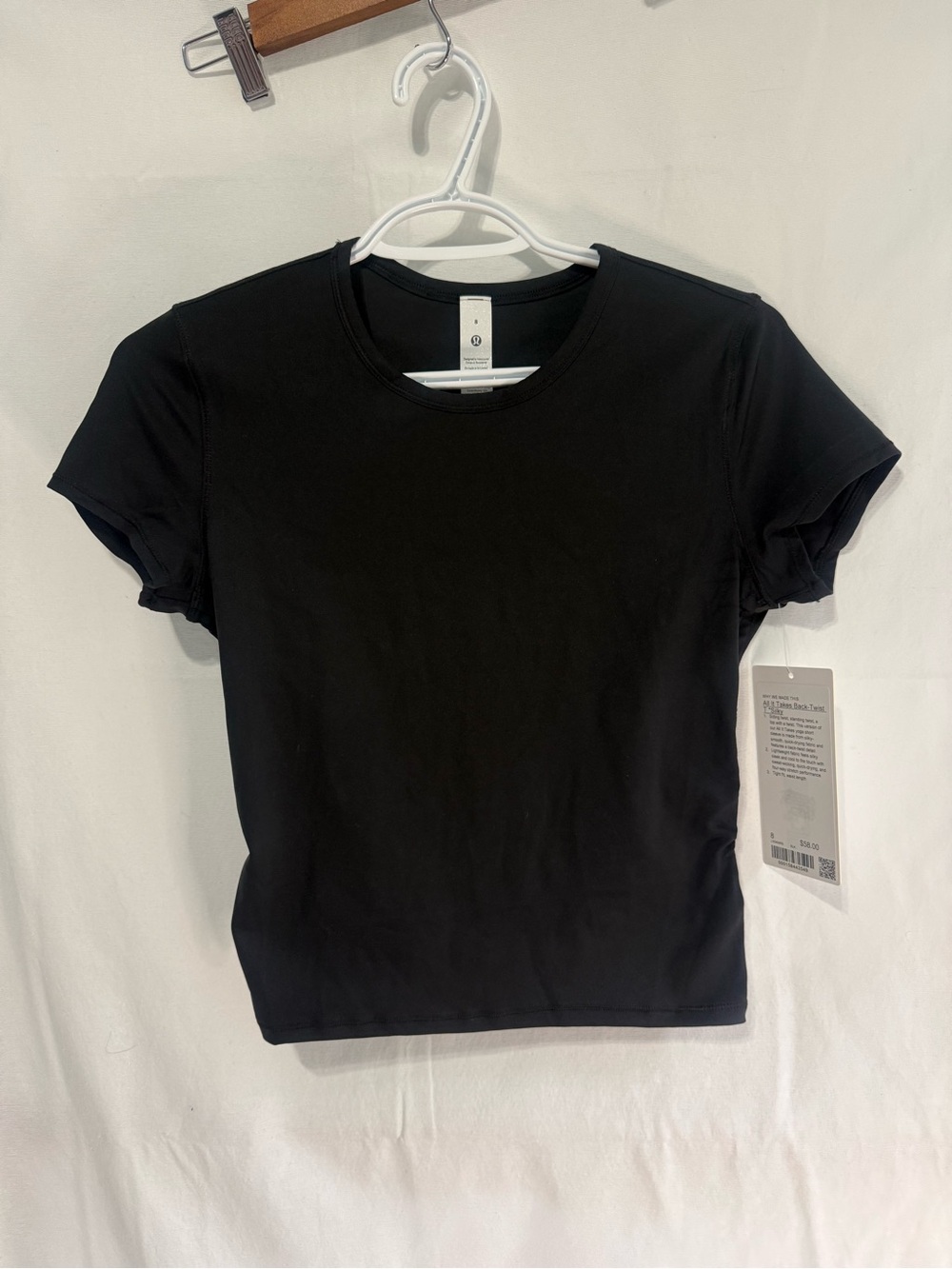 NWT Lululemon All It Takes Back-twist Tee - Size 8